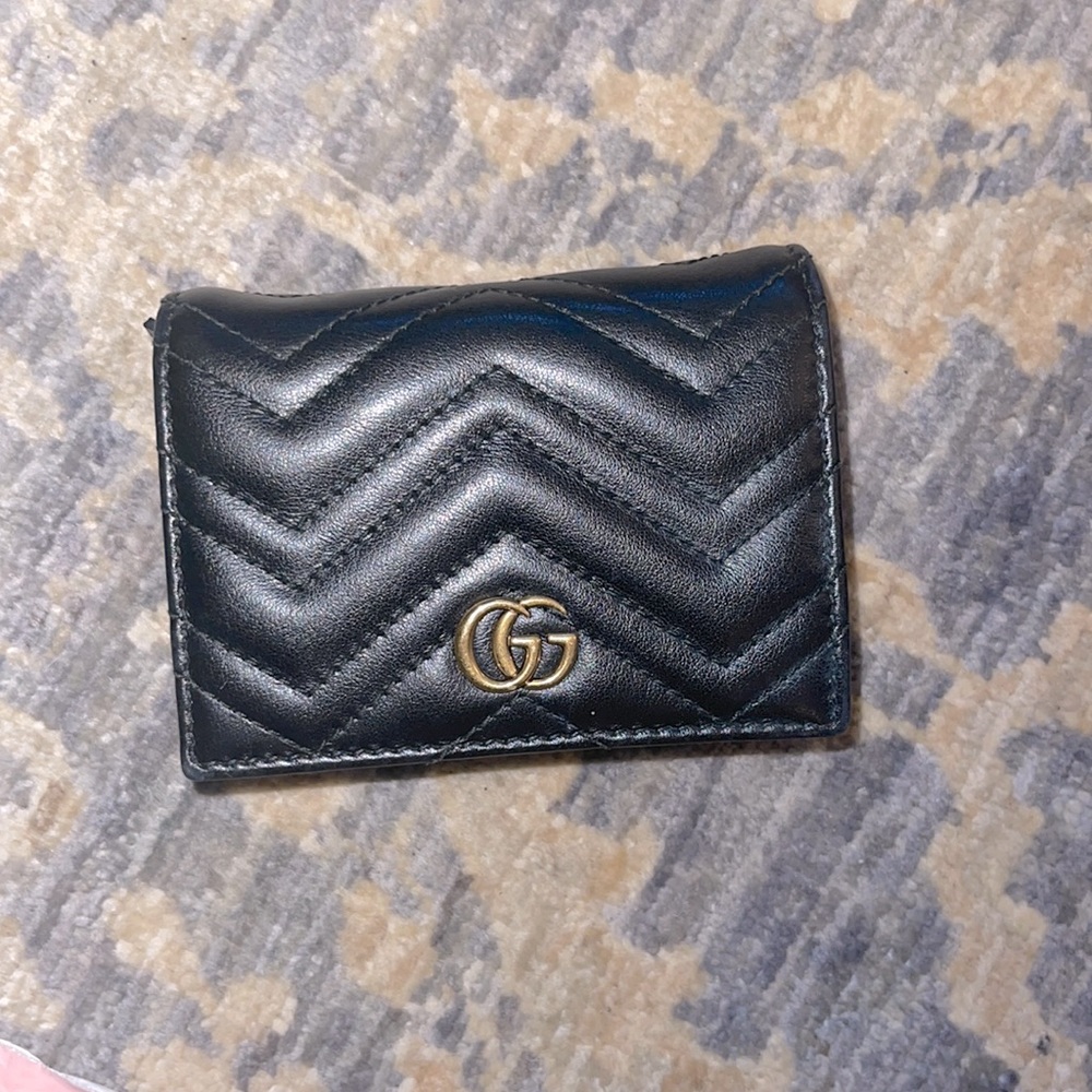 Authentic Gucci Marmont Card Case Wallet